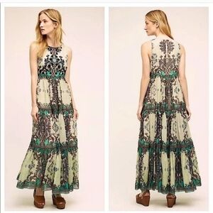 Anthropologie Madera Maxi Dress: Bhanuni by Jyoti